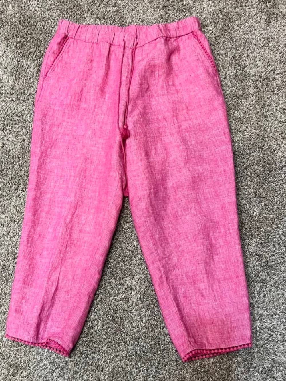 *SIZE 10* TALBOTS PULL-ON PINK CAPRI
